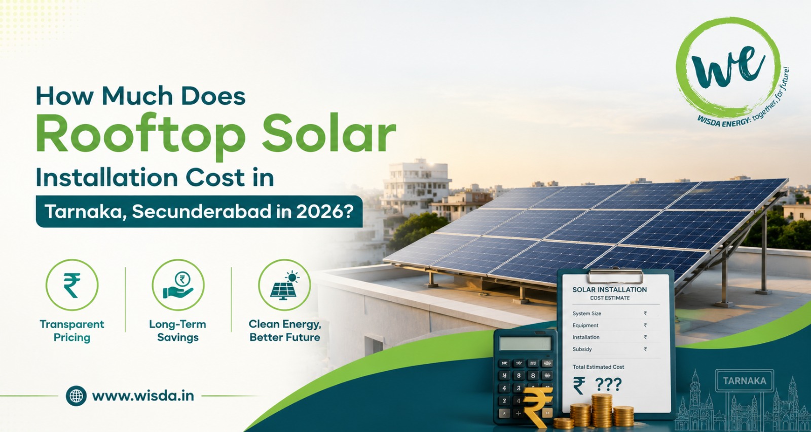 How Much Does Rooftop Solar Installation Cost in Tarnaka, Secunderabad in 2026?