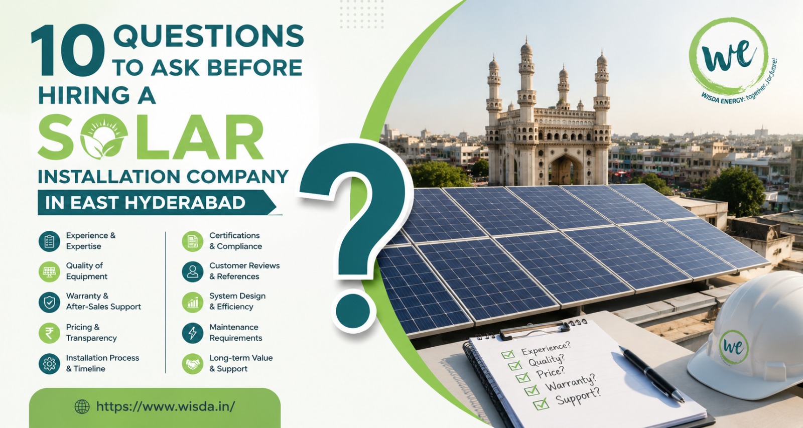 10 Questions to Ask Before Hiring a Solar Installation Company in East Hyderabad